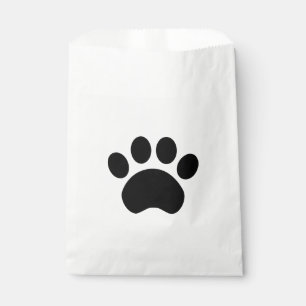 Paw Print Favor Bag