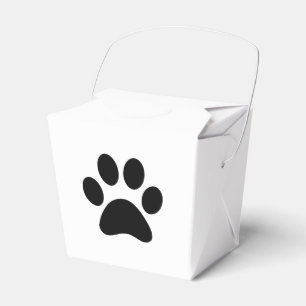 PAW PRINT FAVOR BOXES