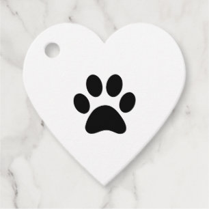 PAW PRINT FAVOR TAGS