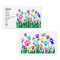 Paw print garden business card