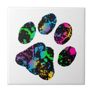 Paw Print - Gifts for Dog Lovers Ceramic Tile