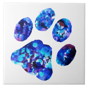 Paw Print - Gifts for Dog Lovers Ceramic Tile