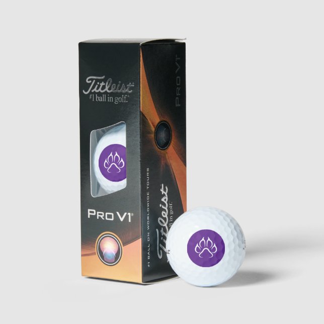 Paw Print  Golf Balls (Packaging)
