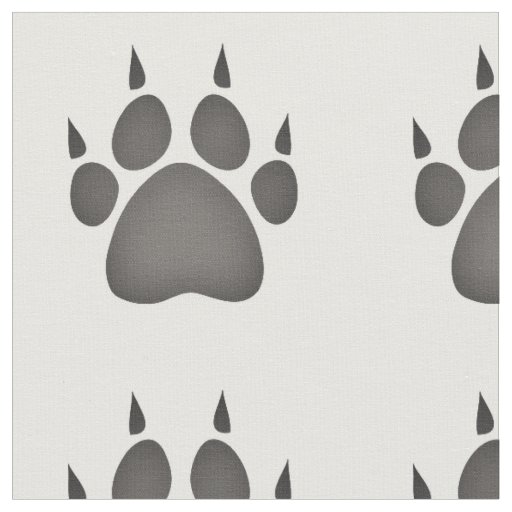 Paw Print Graphic Fabric