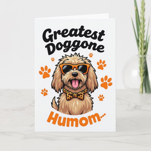 Paw Print Greatest Humom Card (Front)