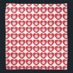 Paw Print Heart Bandana<br><div class="desc">Show your support with the purchase of this bandana and a percentage of your purchase goes directly to the Pottstown Parks and Recreation Foundation to be used by the Pet Fair Committee in support of all pet related causes!</div>