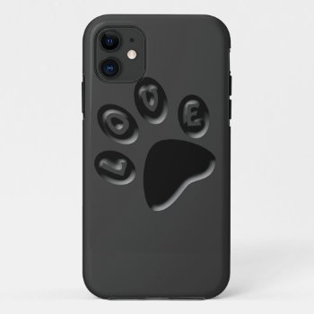 Paw Print Iphone Case by FXtions at Zazzle