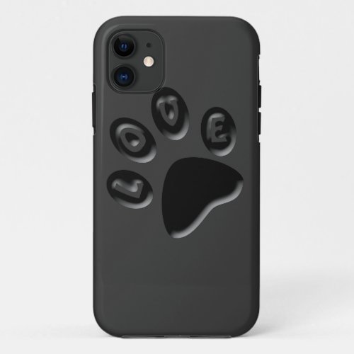 Paw Print IPhone Case