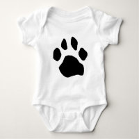 Paw Print Items Baby Bodysuit