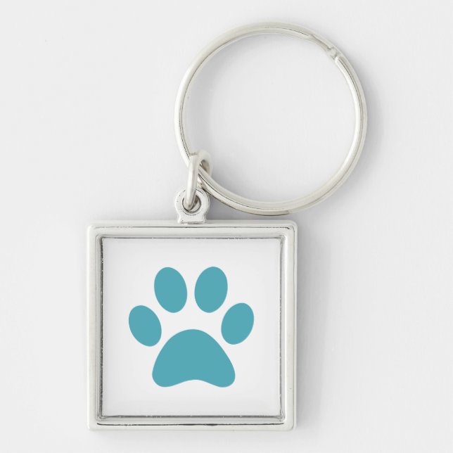 Paw Print               Keychain (Front)