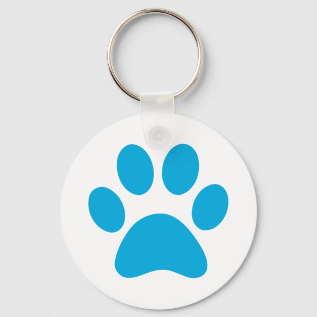 Paw Print     Keychain (Front)