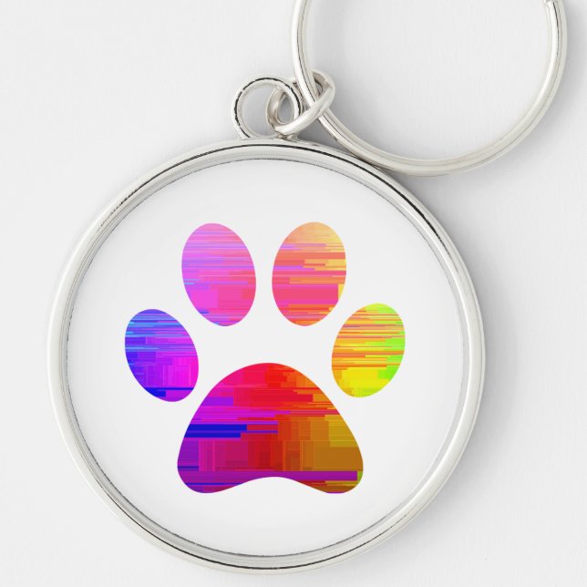 Paw Print          Keychain (Front)