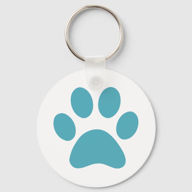 Paw Print               Keychain (Front)