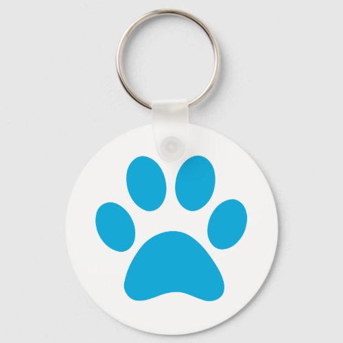 Paw Print     Keychain