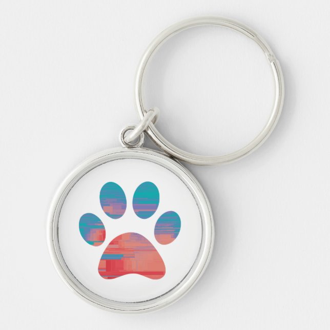 Paw Print               Keychain (Front)