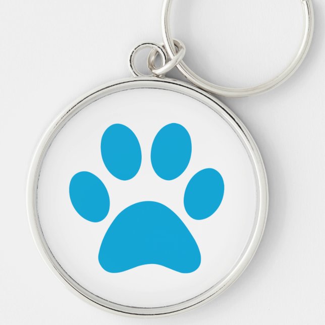 Paw Print     Keychain (Front)