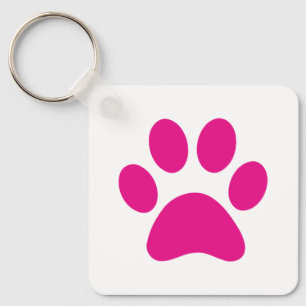 Paw Print Keychain