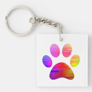 Paw Print           Keychain