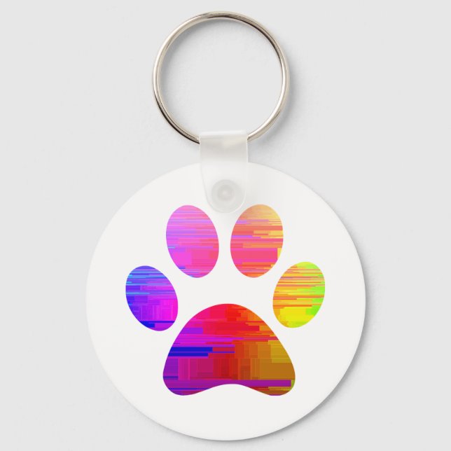 Paw Print          Keychain (Front)
