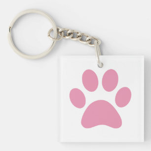 Paw Print Keychain