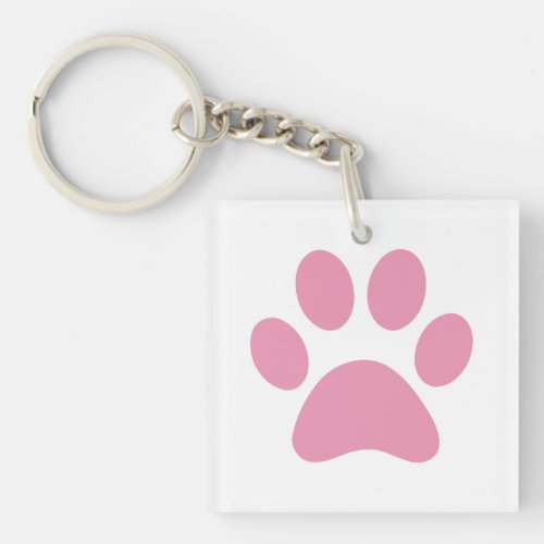 Paw Print    Keychain