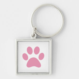 Paw Print Keychain