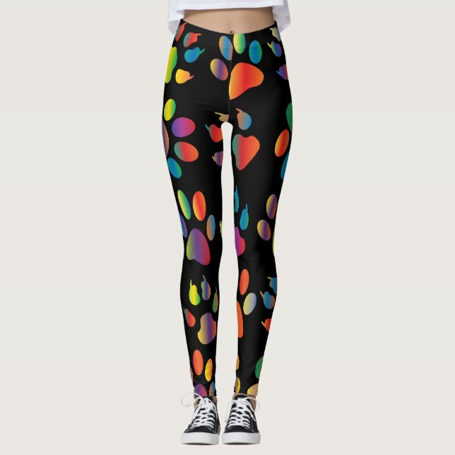 paw print leggings (Front)