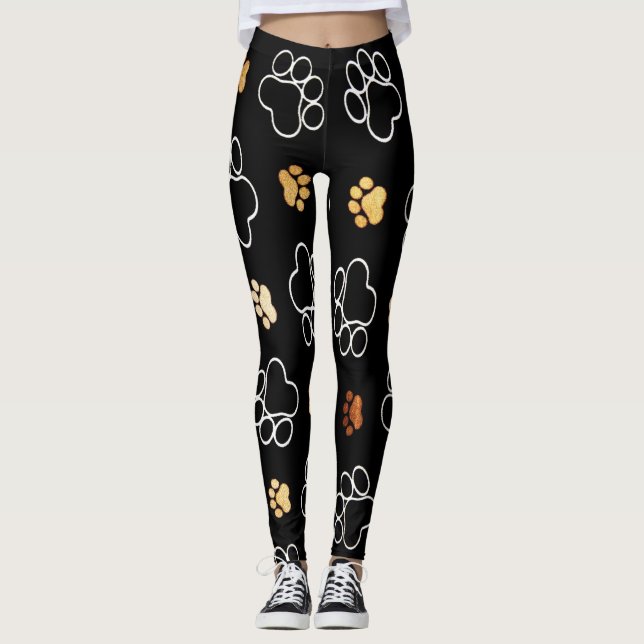 Paw Print Leggings (Front)