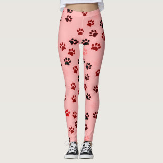 Paw Print Leggings for Dog Lovers