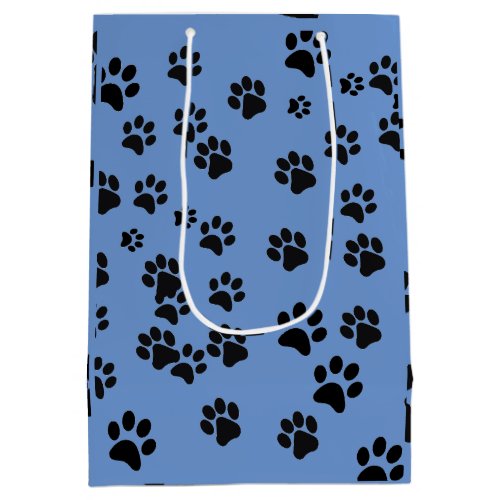 paw print medium gift bag