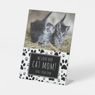 Paw Print Mother's Day photo from  cat dog Pets Pedestal Sign