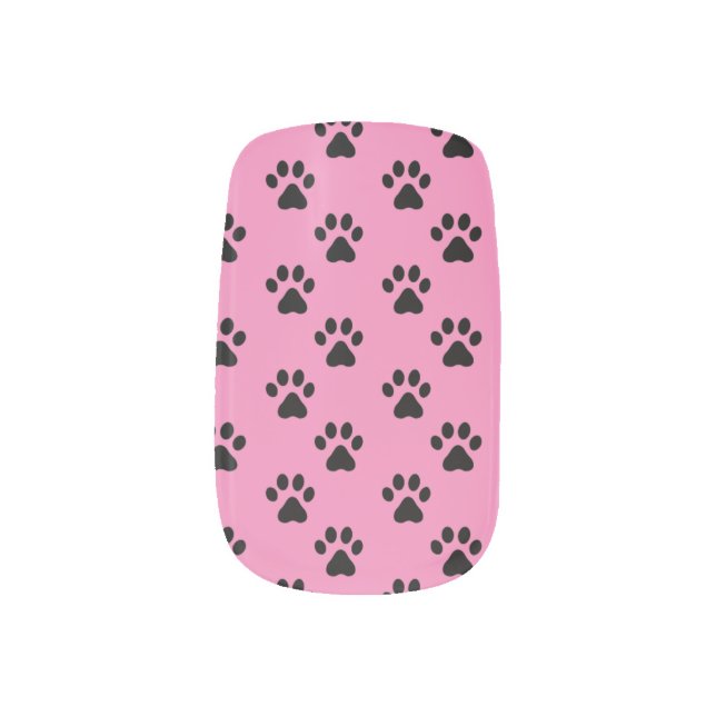 Paw Print Nail Art (Left Thumb)
