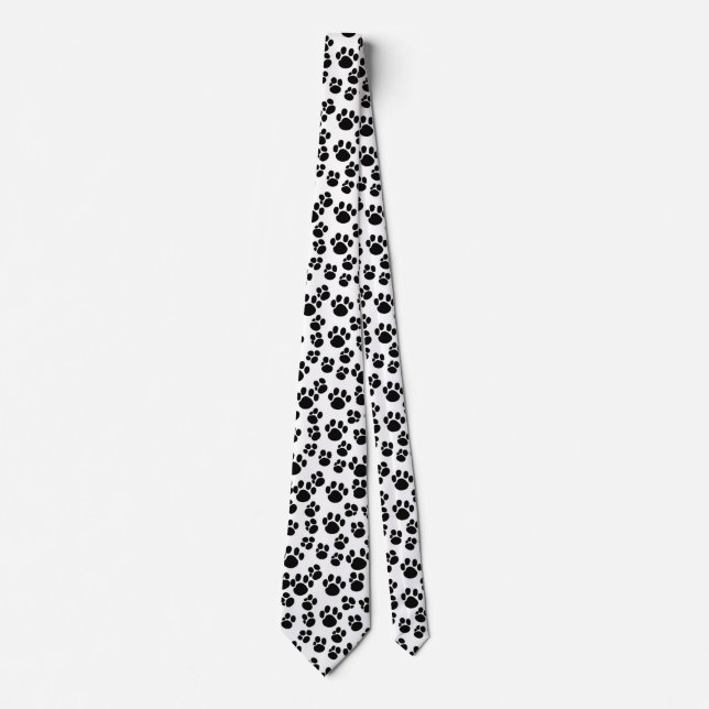 Paw Print Neck Tie (Front)