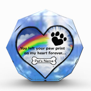 Paw Print On My Heart Award