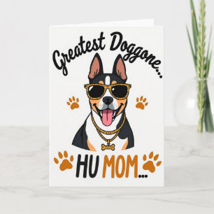 Paw Print Pattern Cool Canine Card