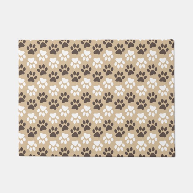Paw Print Pattern Doormat (Front)