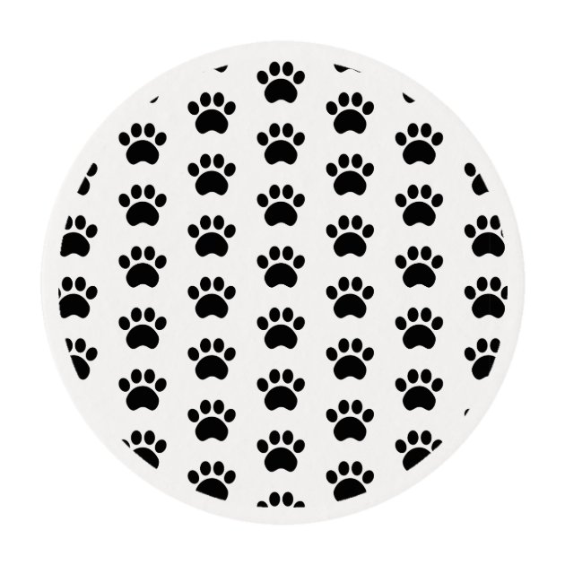 Edible paw outlet prints