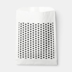 Paw Print Pattern Favor Bag