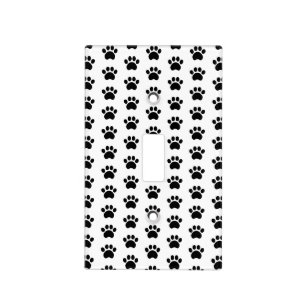 Paw Print Pattern Light Switch Cover
