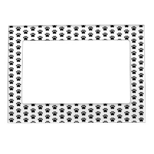 Paw Print Pattern Magnetic Photo Frame