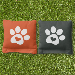 Paw Print, Pet Lovers Cornhole Bags