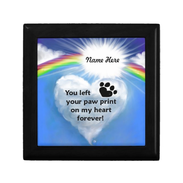 Paw Print Poem Gift Box (Front)