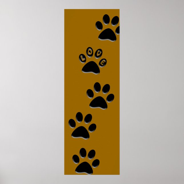 Paw Print Poster (Front)