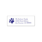Paw Print - Self Inking Address Stamp