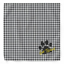 Paw Print Sports GO TEAM NAME! Checkerboard Custom