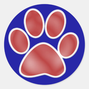 Paw Print - SRF Classic Round Sticker