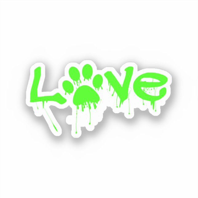Paw Print Sticker (Front)