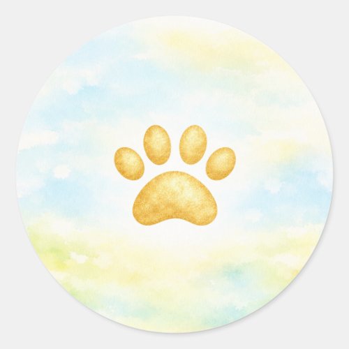Paw Print Sticker