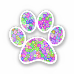 Paw Print Sticker