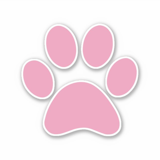 Paw Print Sticker (Front)